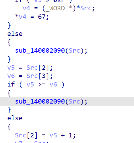 sub_1400053B0 - path built byte-by-byte, decodes to C:\Windows\hh.exe