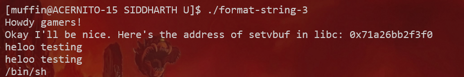 Leak Output
