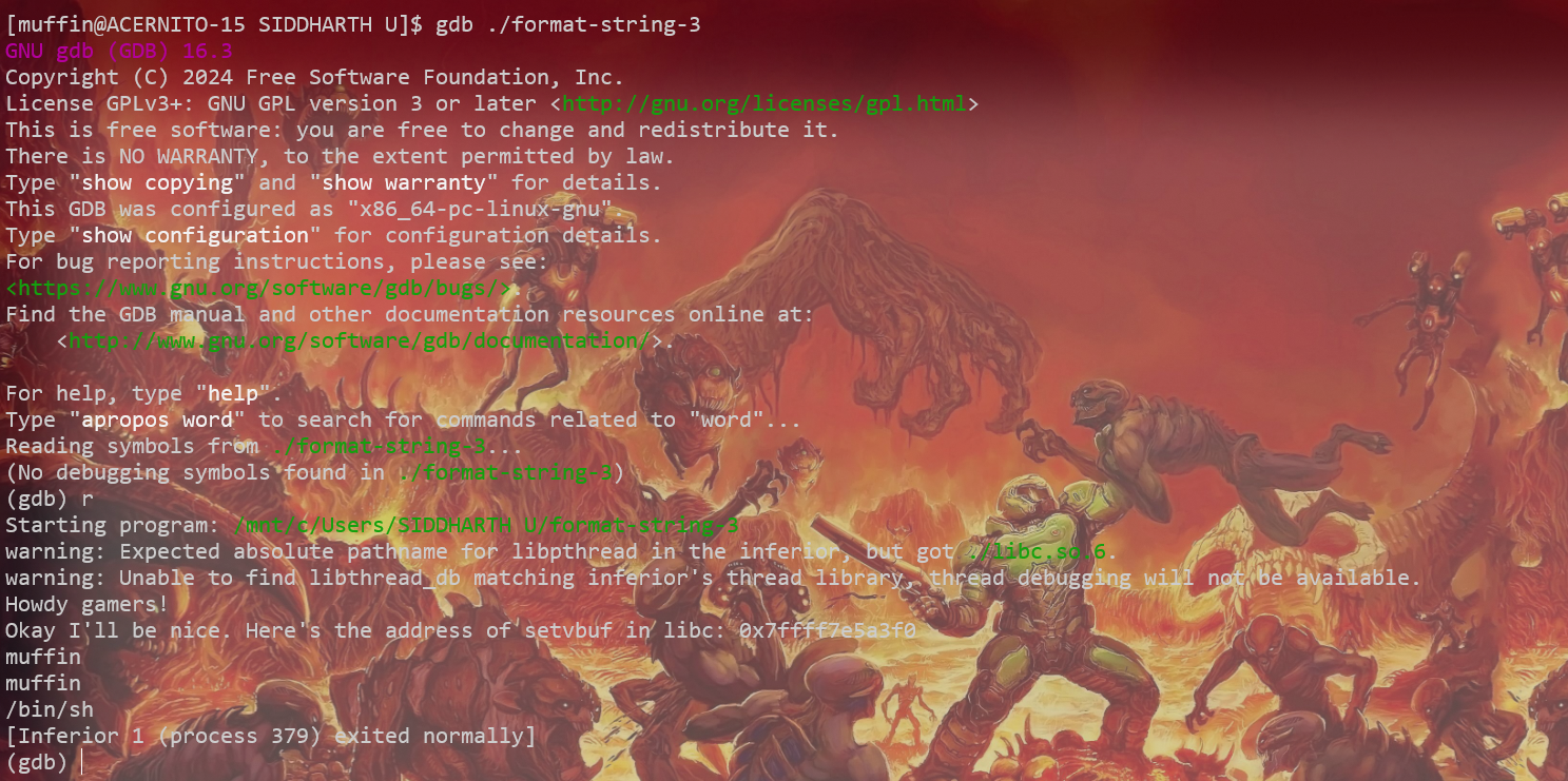 GDB Disassembly