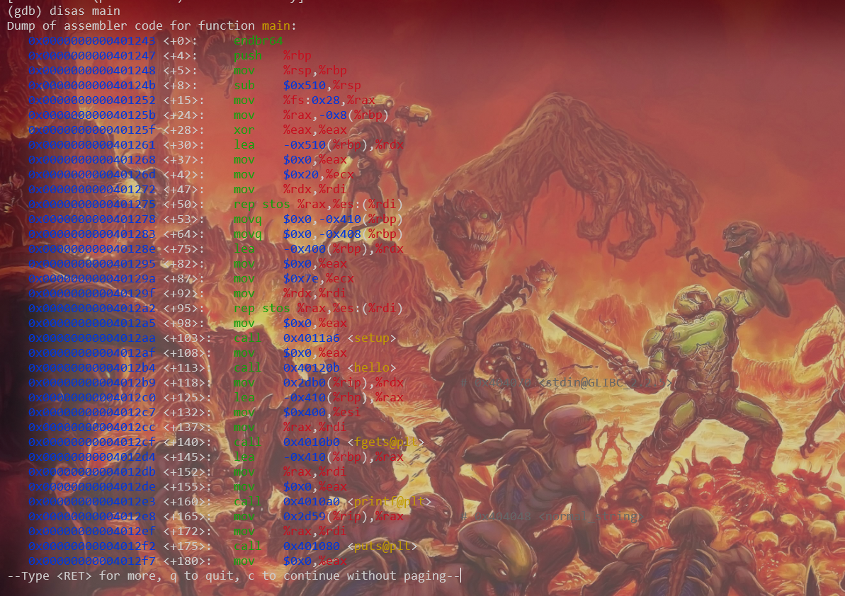 GDB PLT Analysis