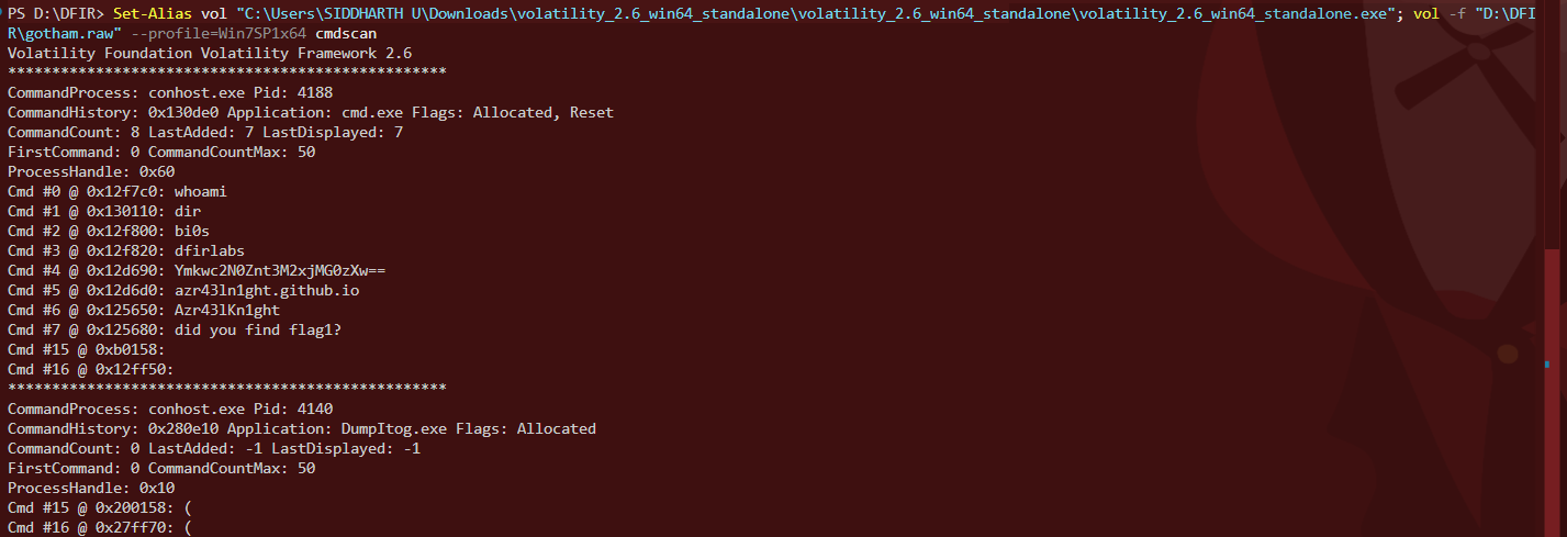 Command History