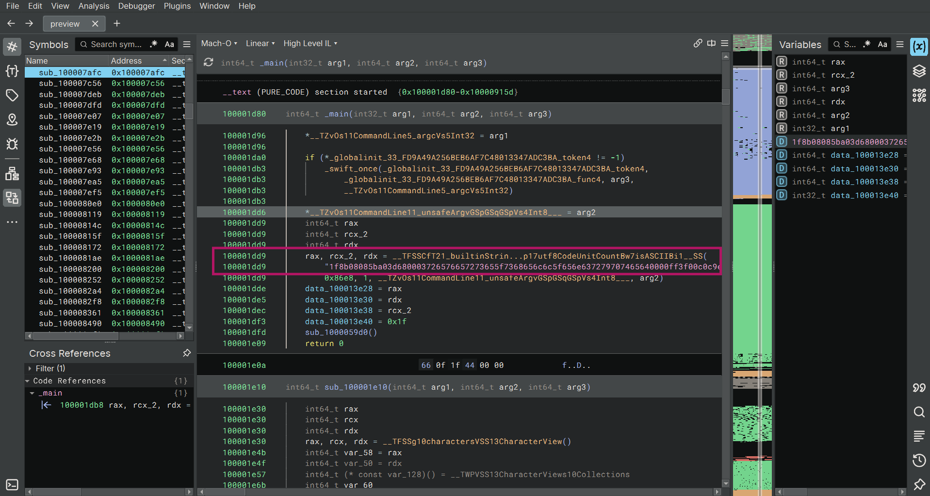 IDA - large encrypted blob in preview